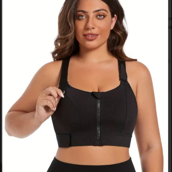 Plus Size High-Support Sports Bra for Women 3XL | 4XL Adjustable band 34 - 40" - Picture 5 of 8